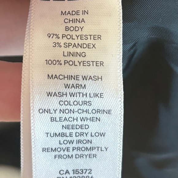 Joe Fresh Black & White Plaid Open Front Long Oversized Jacket Coat Sz Small - Picture 5 of 9